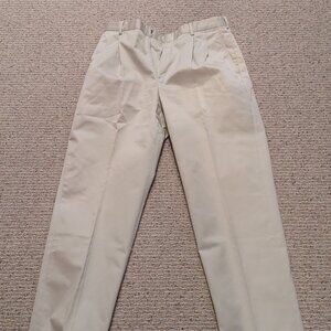 Men's Lands' End Direct Merchants Pants Size 33 Regular in Light Tan